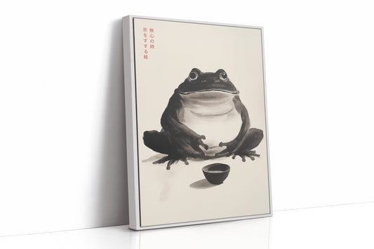 Zen Frog – A Moment of Tea