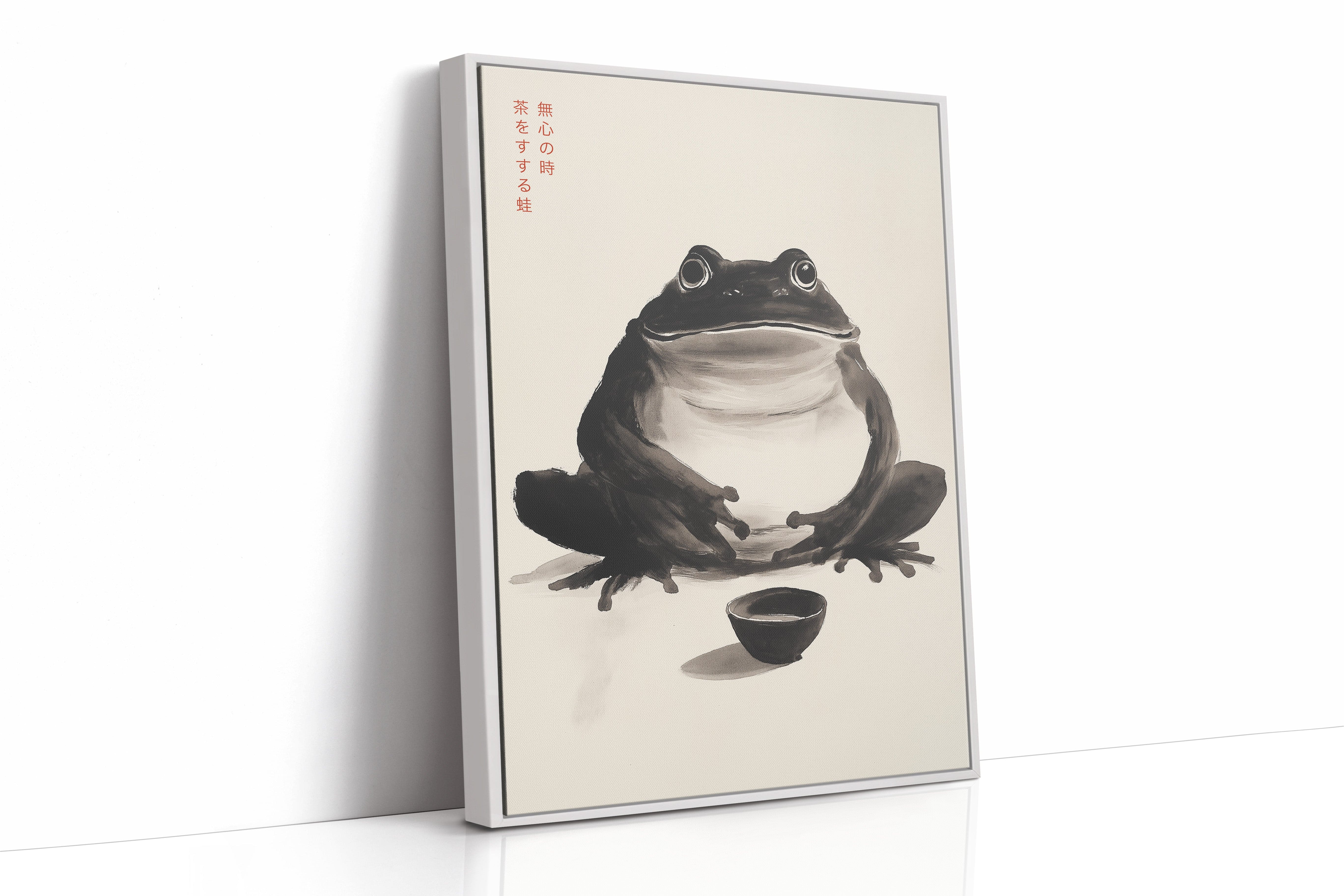 Zen Frog – A Moment of Tea