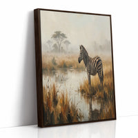 Zebra at the Waterhole