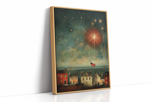 Smoke and Stars Over the Harbor