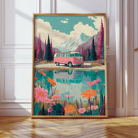 Journey Through Blooming Reflections