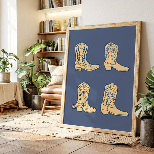 Boots Tell Tales Of Prairie Wind