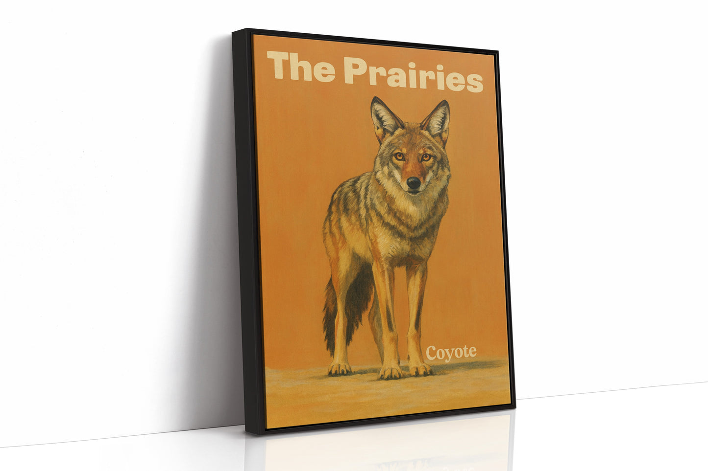 Prairie Wanderer Under Amber Skies