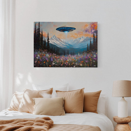 Cosmic Visitors Above Alpine Meadows