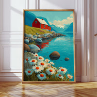 Nestled Among Daisies and Stones