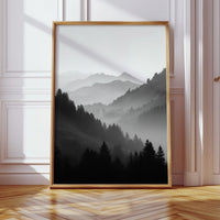 Veil of Mountains in Mist