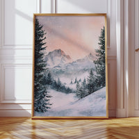 When Mountains Cradle the Snow
