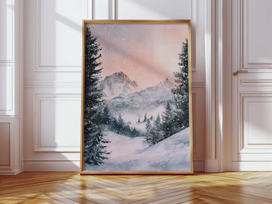 When Mountains Cradle the Snow