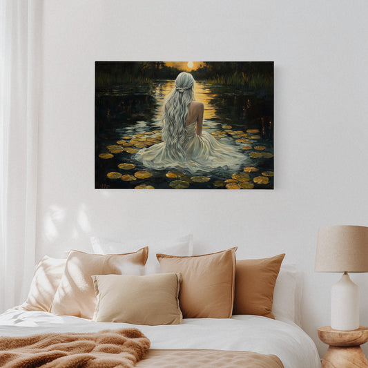 Moonlit Waters Dance With Gold
