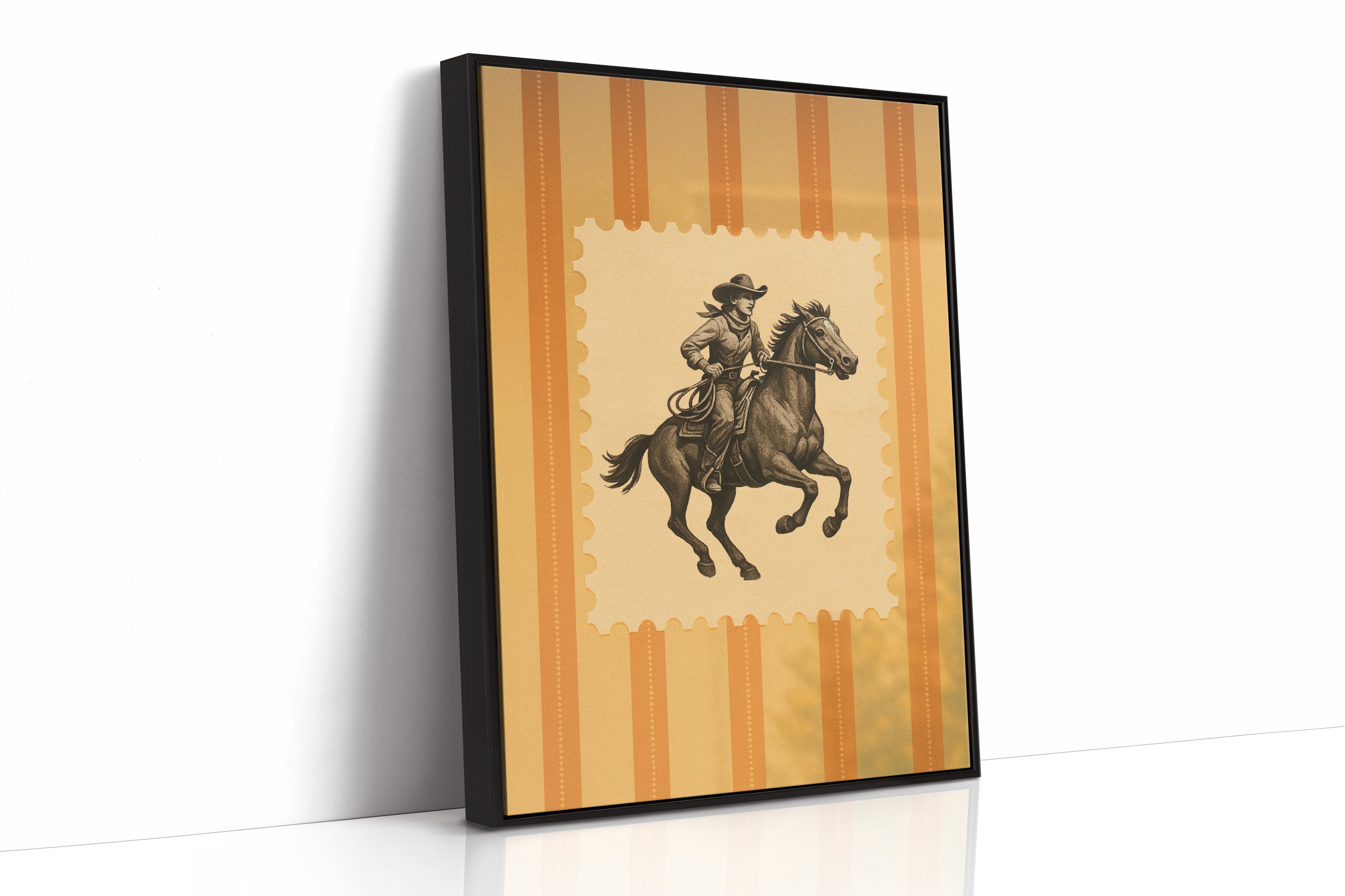 Frontier Spirit On Amber Stripes