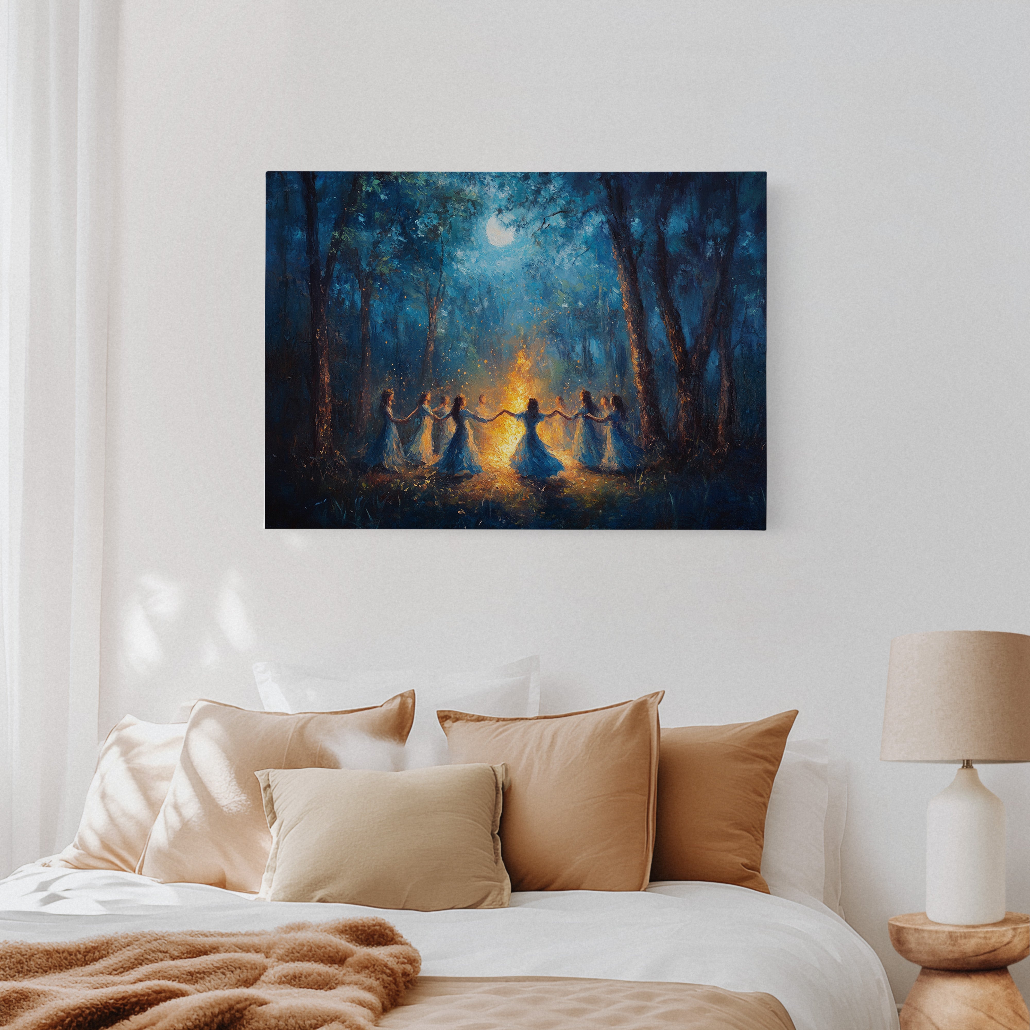 Moonlit Dance In Ancient Woods