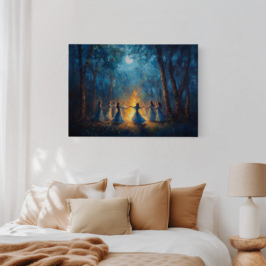 Moonlit Dance In Ancient Woods