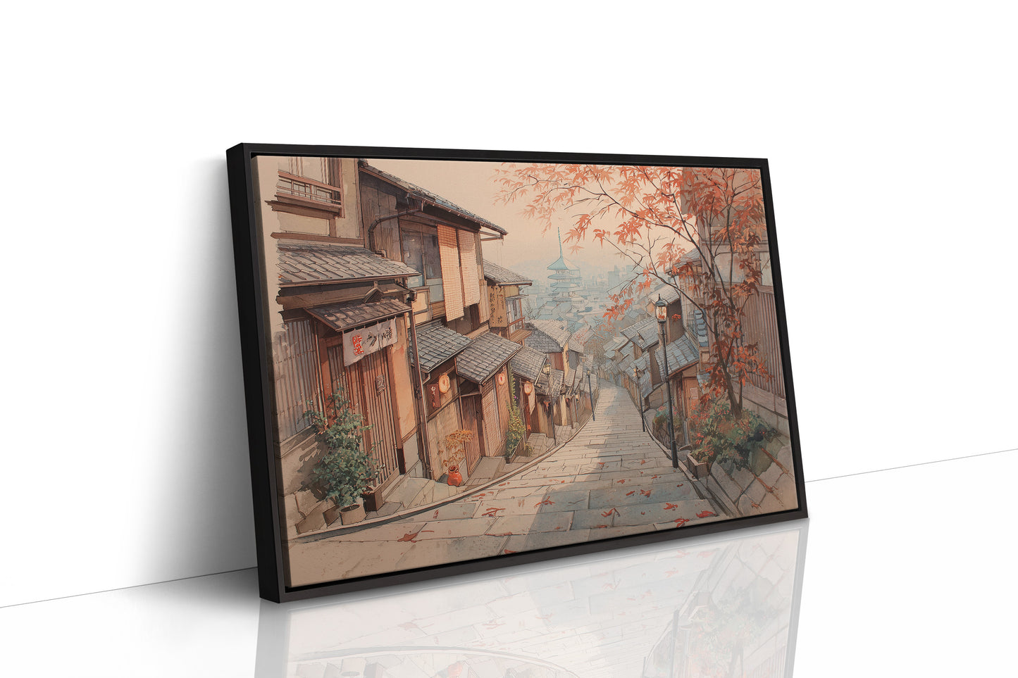 Autumn Maple Graces Ancient Streets