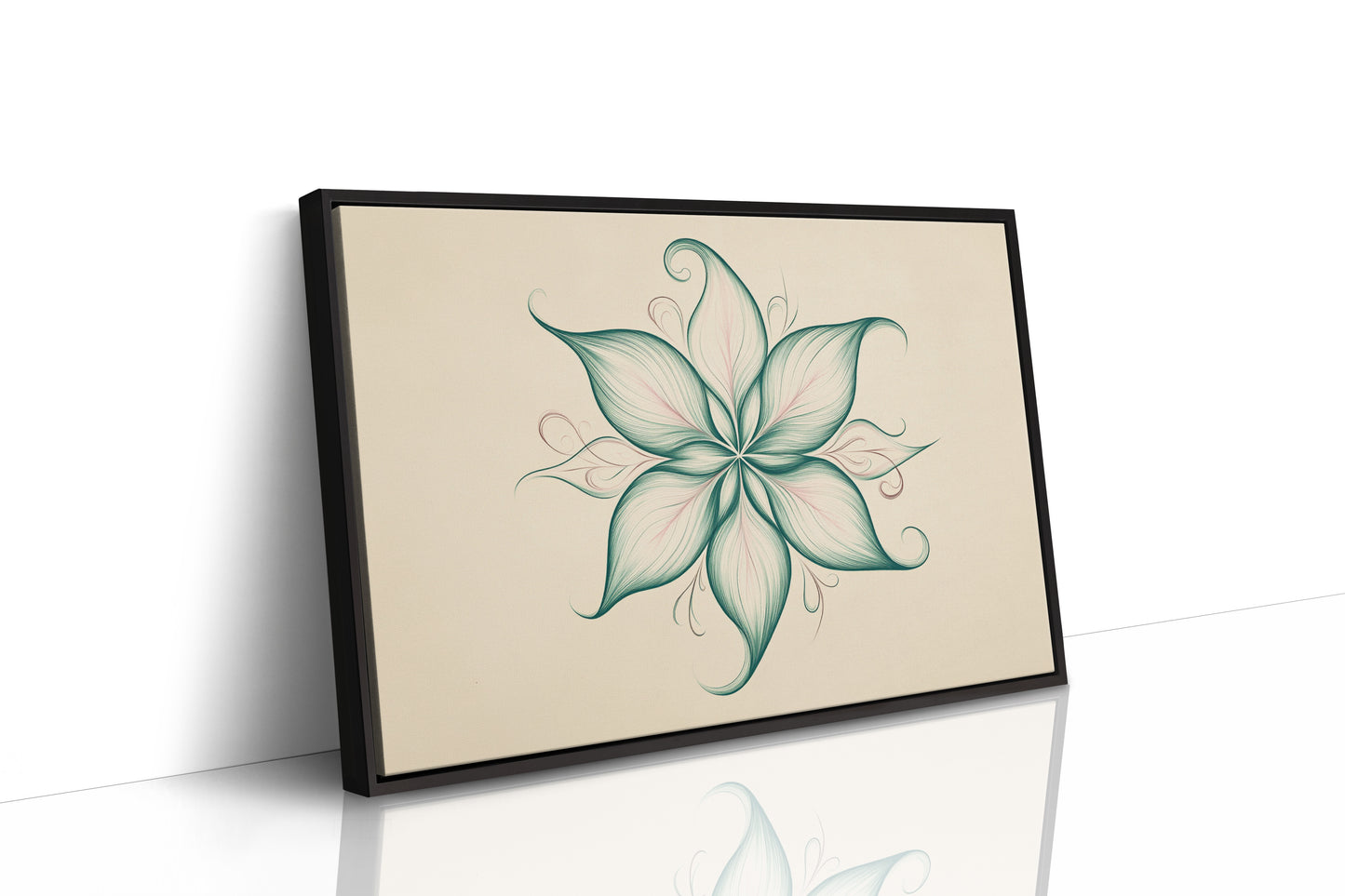 Lotus Lines Draw Morning Light