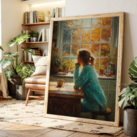 Autumn Light Through Kitchen Windows