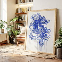 Wild Horses Dance In Indigo