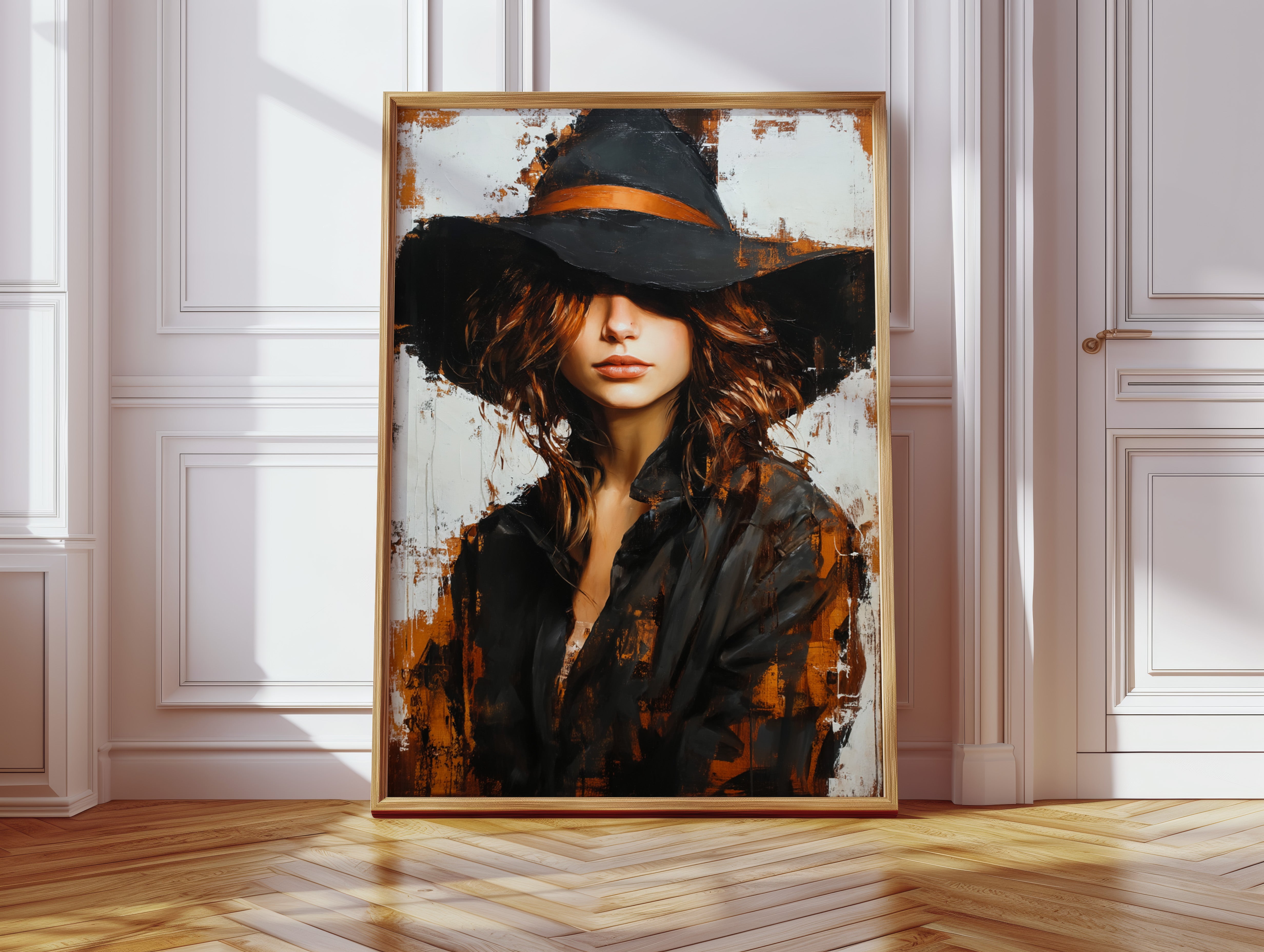 Mystique in Black and Orange