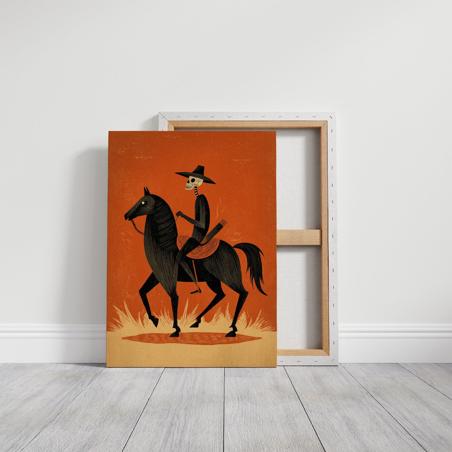 Midnight Rider in Burnt Skies