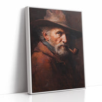 Wisdom Smokes From Wooden Frame