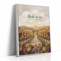 Abide in Me: Vineyard Scripture Print