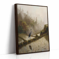 Crane Among the Terraces