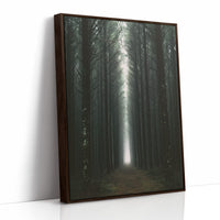 Endless Pine Corridor Of Light