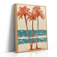 Coral Palms, All in on Red