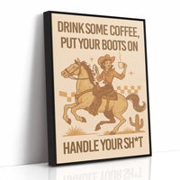 Morning Ride With Caffeine Courage