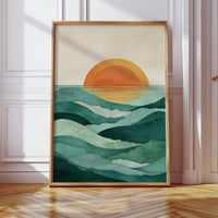 When Waves Embrace the Horizon