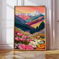 Mountains Adorned in Floral Splendor