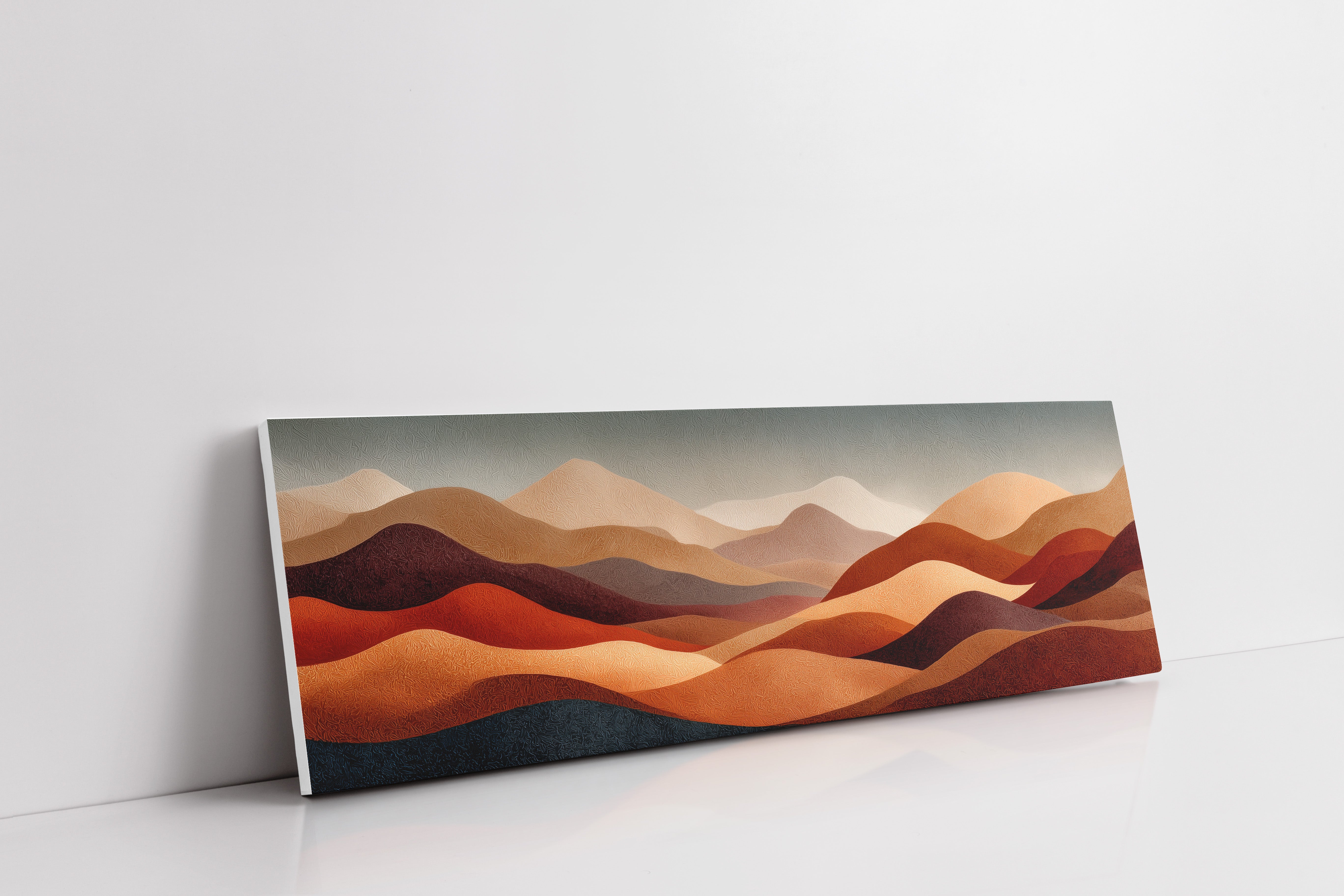 Desert Sunset Abstract Hills