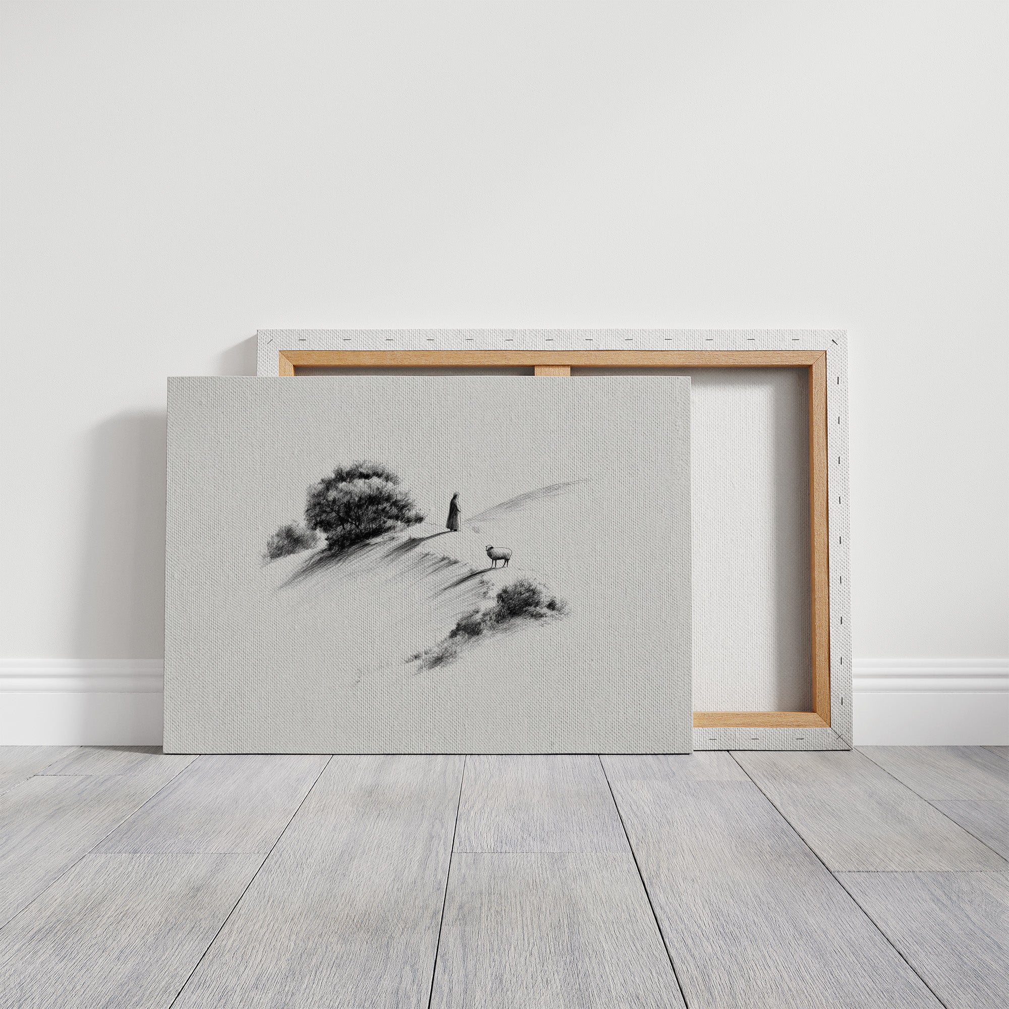 Solitude Atop Windswept Hills