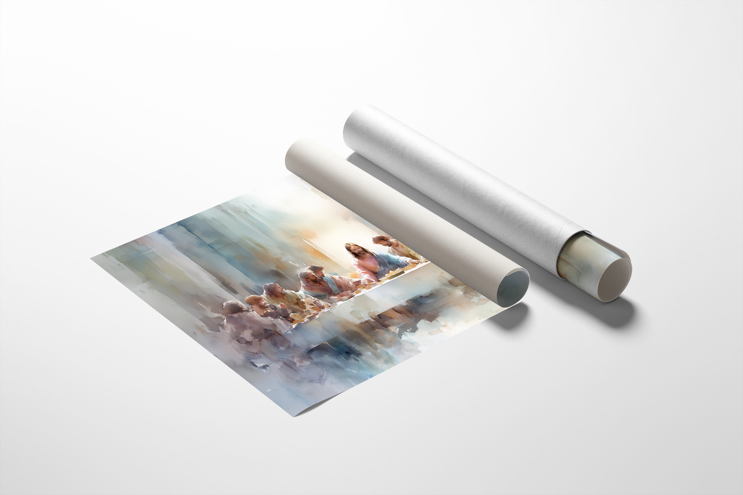 Soft Light Across Ancient Table