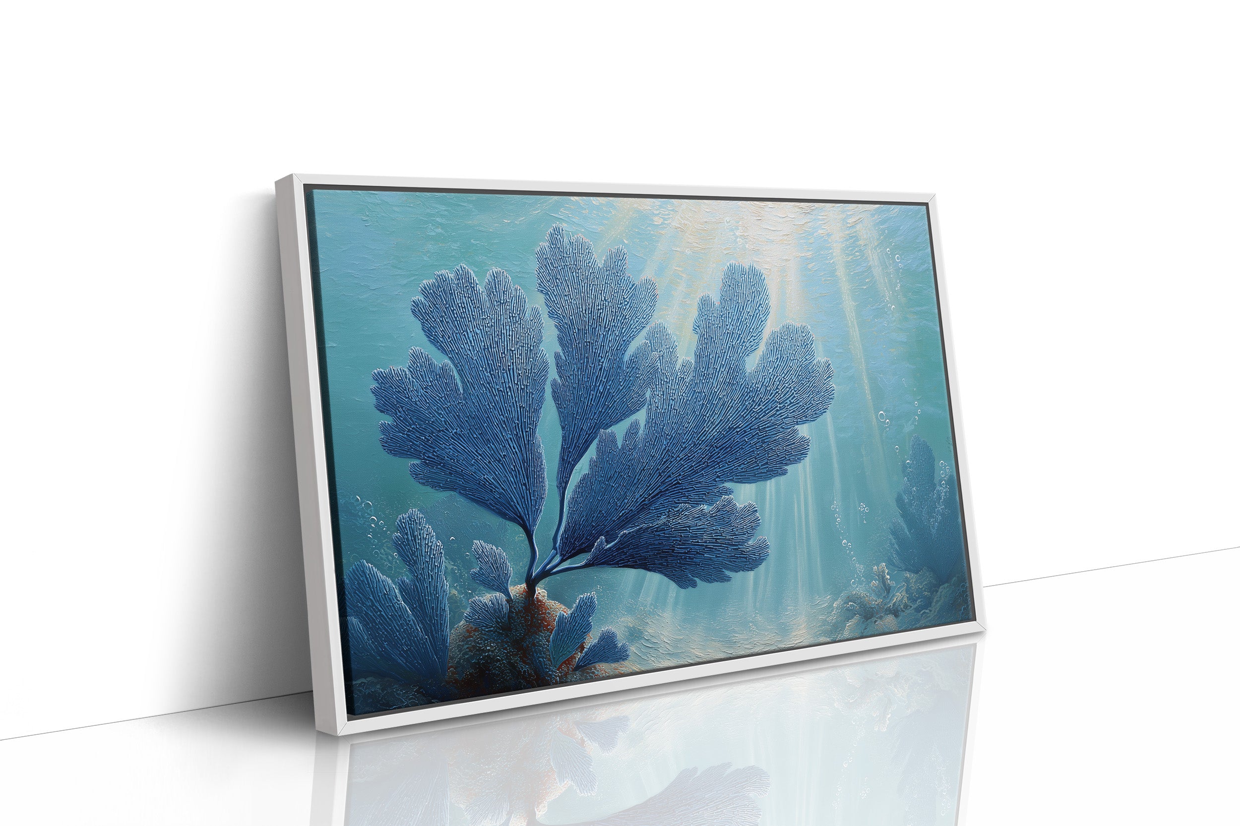 Blue Coral Dances With Light