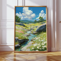 Meandering Through Sunlit Meadows