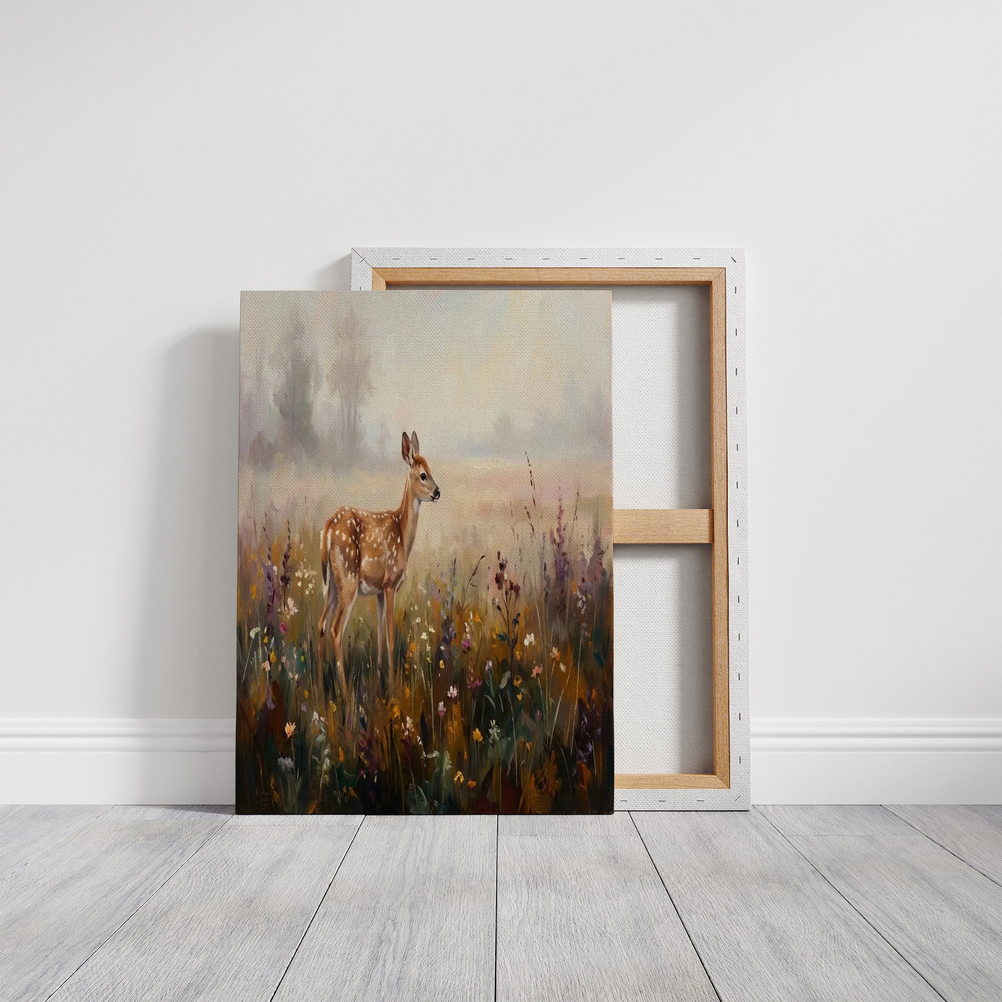 Fawn in the Wildflowers