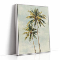 Coastal Whispers Against Mint Sky