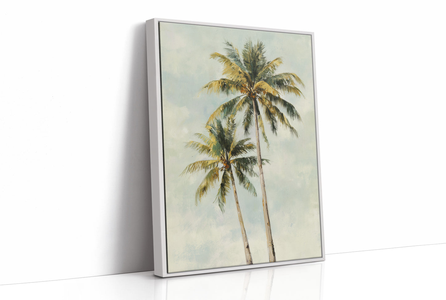 Coastal Whispers Against Mint Sky