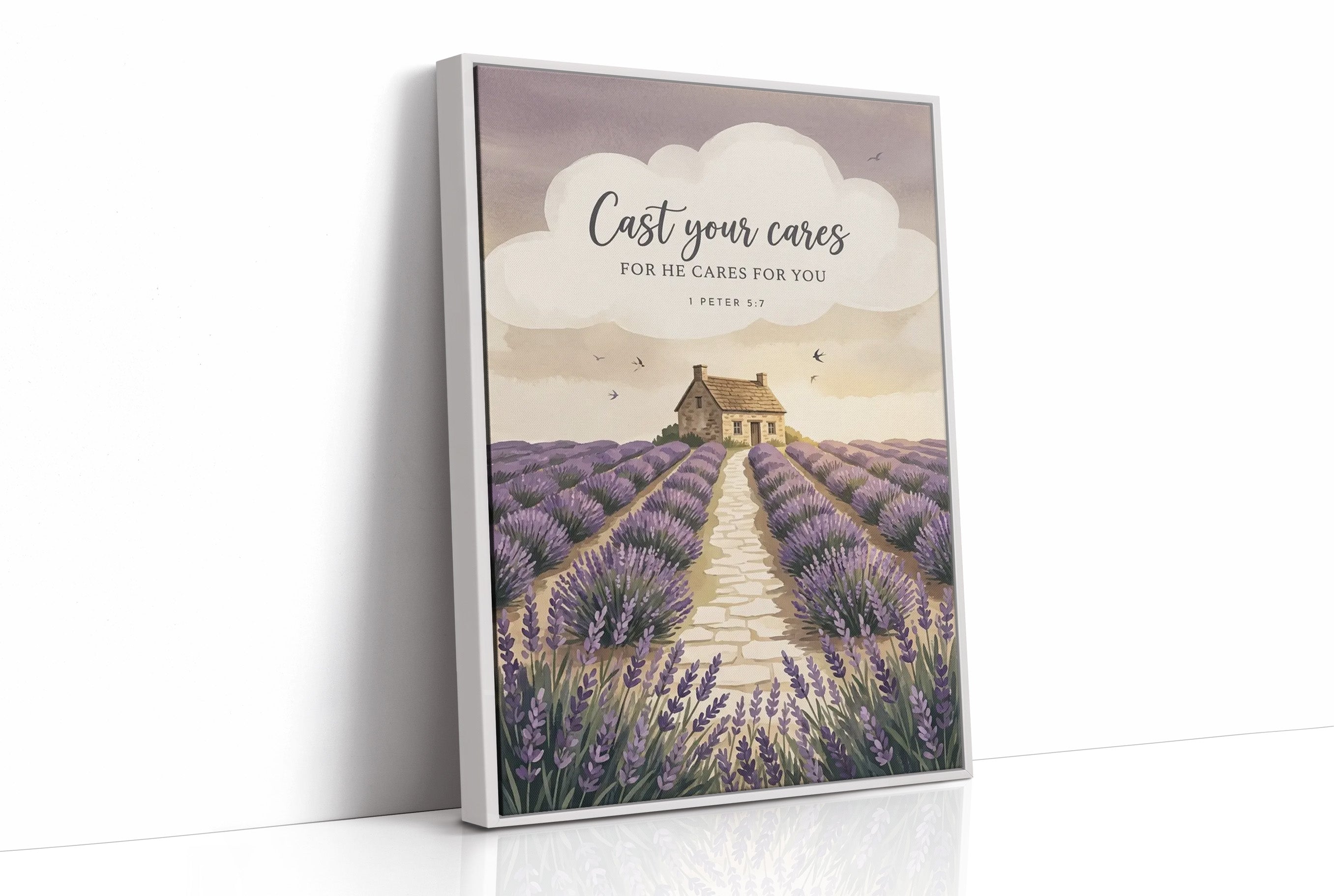 Cast Your Cares: Lavender Cottage Path