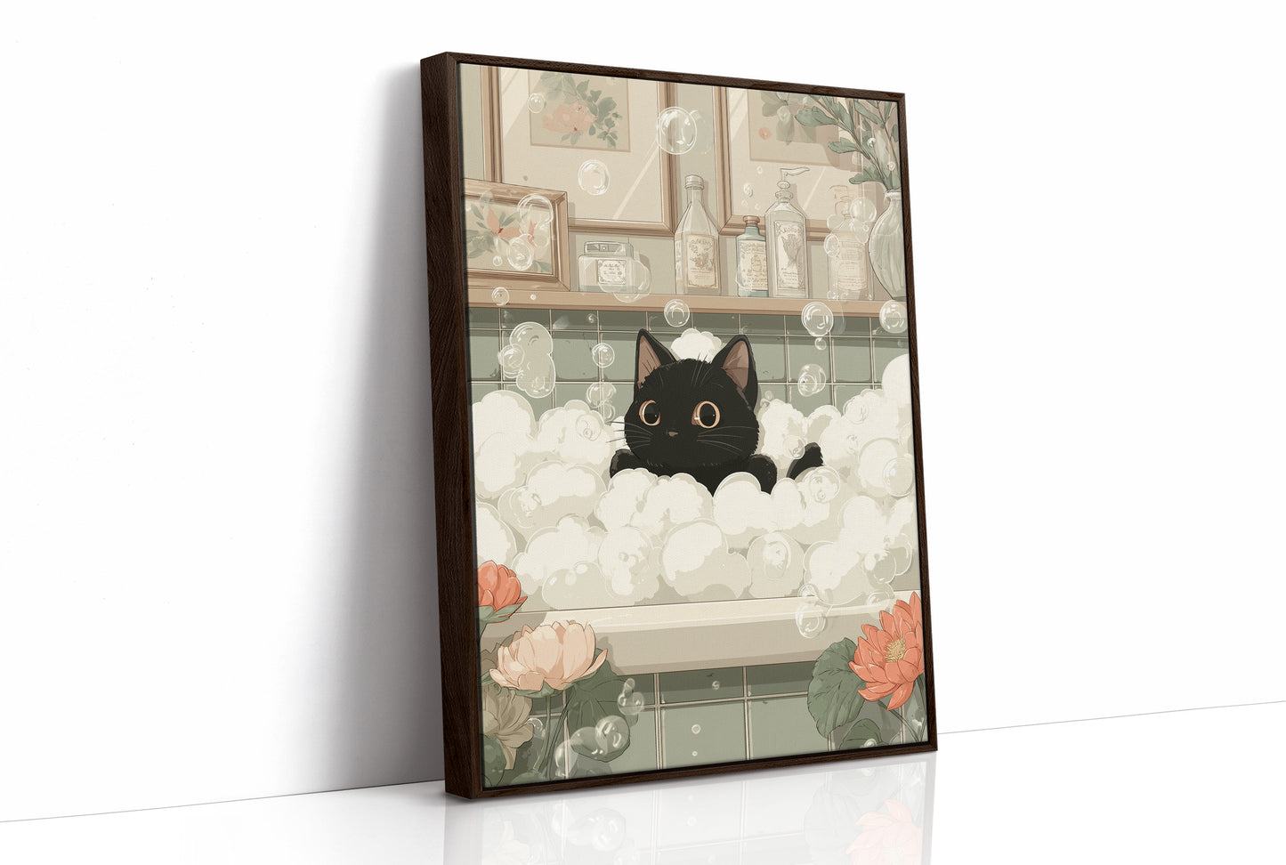 Bubble Bath Confidant: A Feline Spa Day