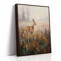 Fawn in the Wildflowers