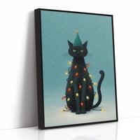 Festive Feline's Holiday Mischief