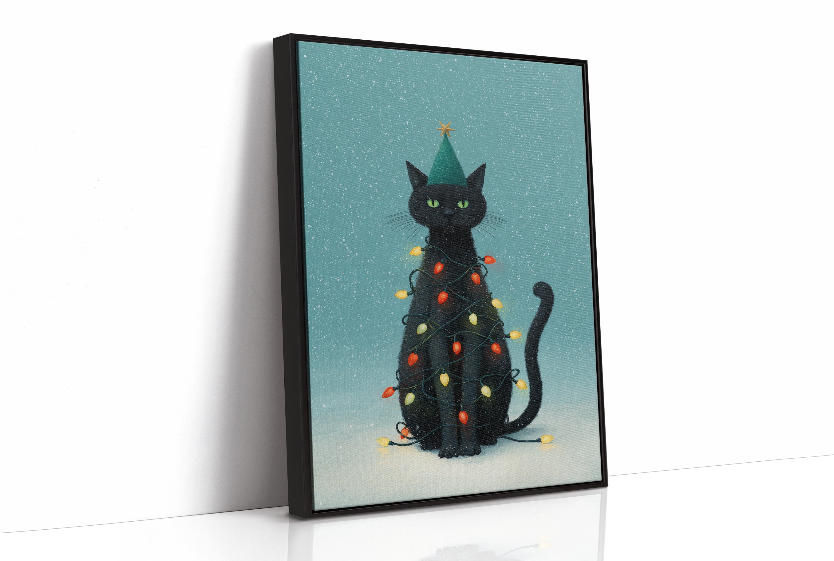 Festive Feline's Holiday Mischief