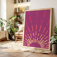Magenta Skies Break Into Gold