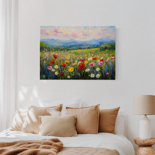 Mountain Meadows Bloom In Rainbow Light