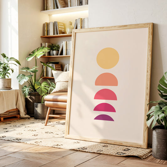 Sunset Phases Paint Desert Stories