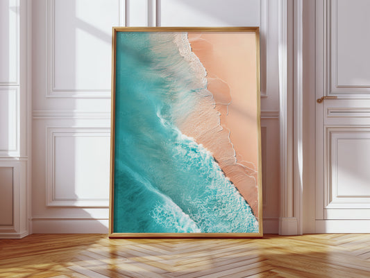 Tides Caress the Warm Sand
