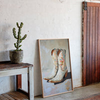 Painted Soles: Floral Cowgirl Boots