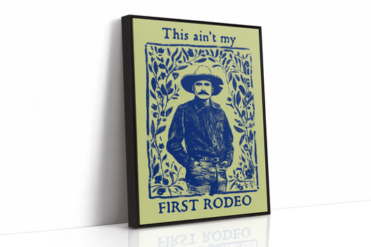 Cowboy Blues On Sage Green