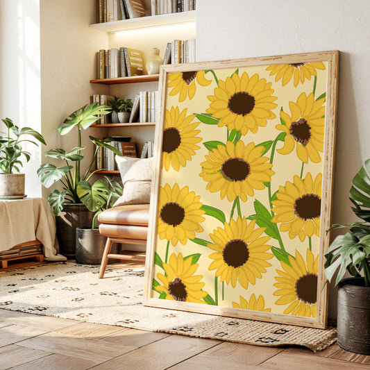 Yellow Petals Chase Summer Light